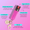 Pink Studded Bling Sting Pepper Spray