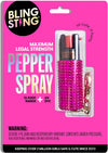 Pink Rhinestone Bling Sting Pepper Spray