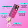 Pink Rhinestone Bling Sting Pepper Spray