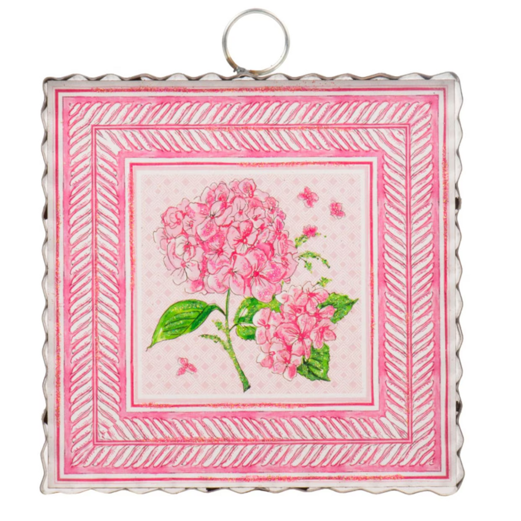 Roundtop Collection Mini Beck's Pink Hydrangea Print