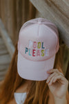 Pool Please Light Pink Foam Trucker Hat