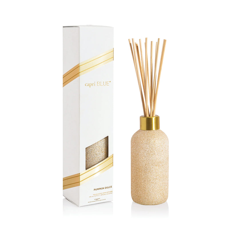 Pumpkin Dulce Capri Blue Glam Reed Diffuser