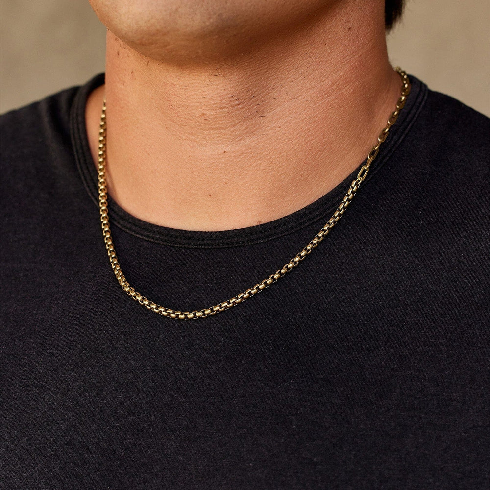 Men's Pura Vida Gold Rolo Chain Necklace