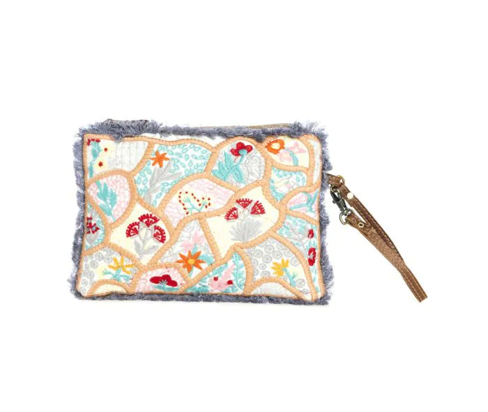 Mosaic Garden Clutch Pouch Myra Bag