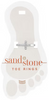CZ Cross Silver Sand & Stone Toe Ring