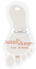 Solid Band Silver Sand & Stone Toe Ring