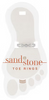 Floating CZ Band Silver Sand & Stone Toe Ring