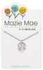 Pink Cluster Pendant Silver Mazie Mae Necklace