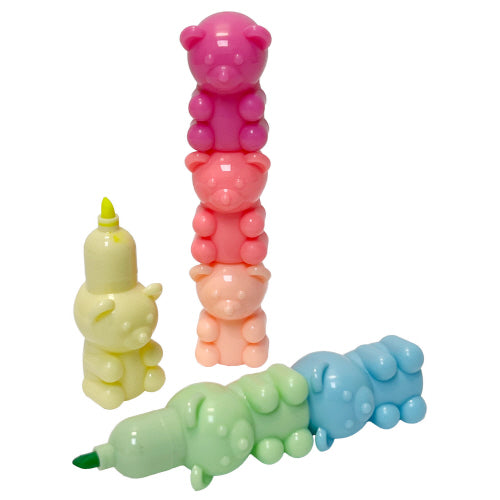 Beary Bright Stackable Marker/Highlighter