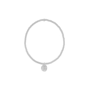 Enewton Inspire Sterling Silver Small Charm 2mm Sterling Silver Bead Bracelet