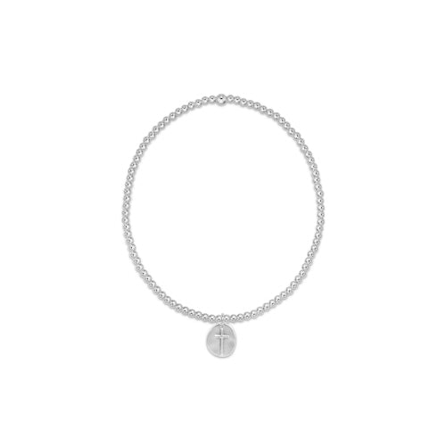 Enewton Inspire Sterling Silver Small Charm 2mm Sterling Silver Bead Bracelet