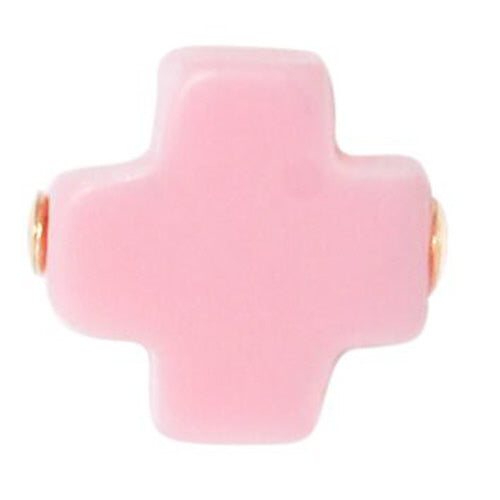 Enewton Pink Signature Cross Stud Earrings