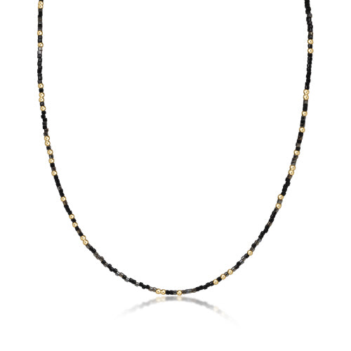 Enewton Hooked On Onyx 15" Hope Unwritten Choker