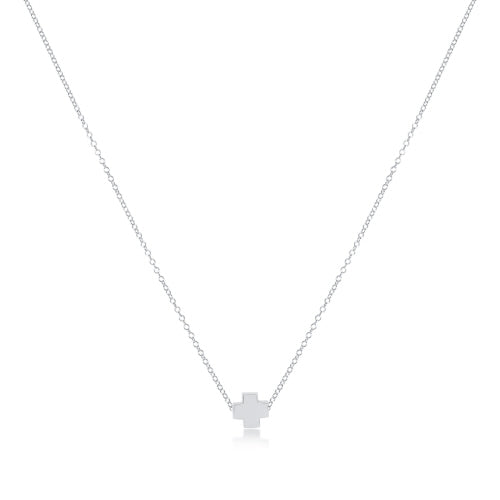 Enewton Sterling Silver Signature Cross 16" Necklace
