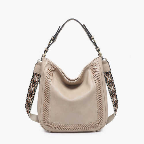 Taupe Aris Crossbody Bag