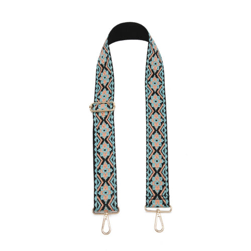Turquoise Tribal Guitar Strap