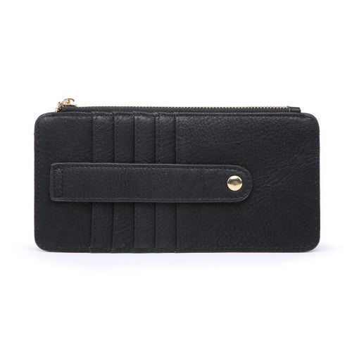 Black Saige Slim Card Holder Wallet