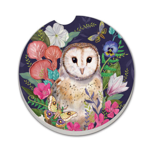 Barn Owl Car Coaster