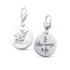 Heartfelt Emotions Medallion - Baby Bird Courage To Fly