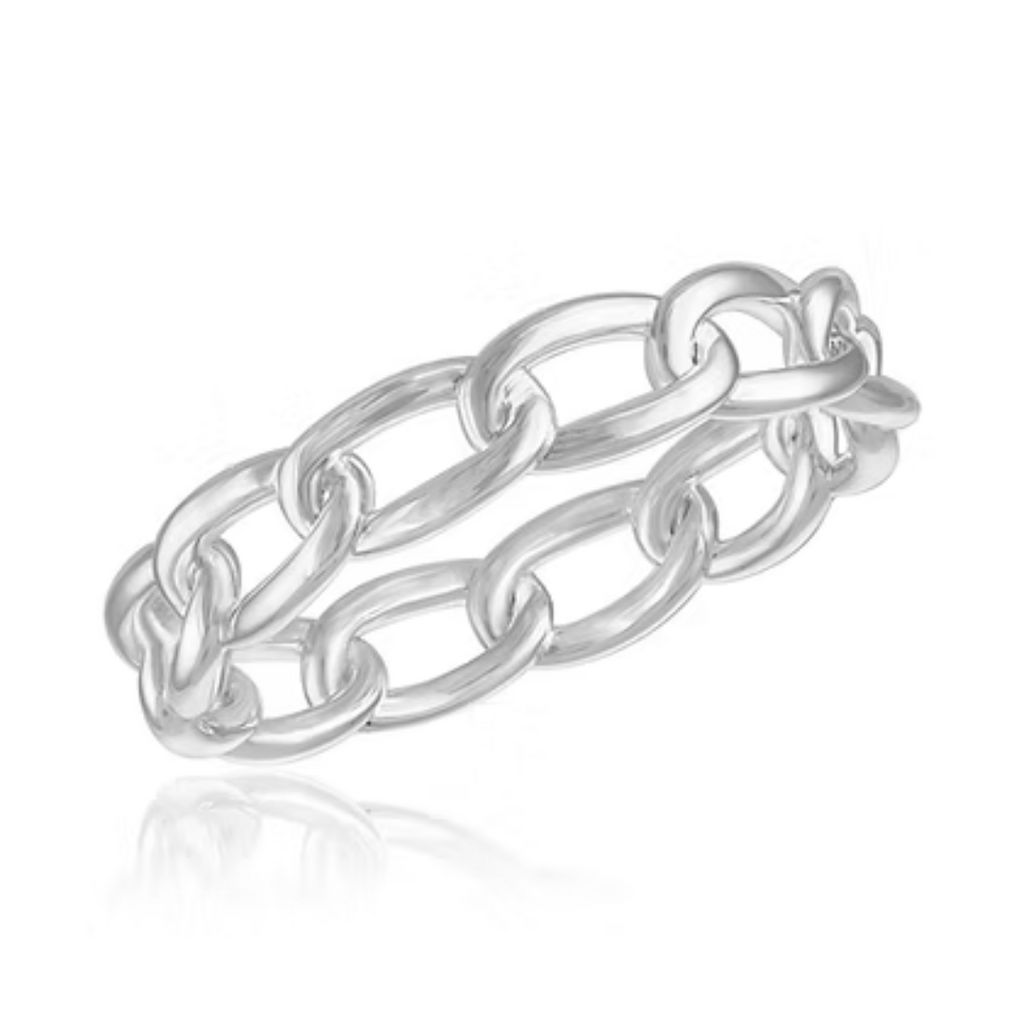 Chain Stacks Ring