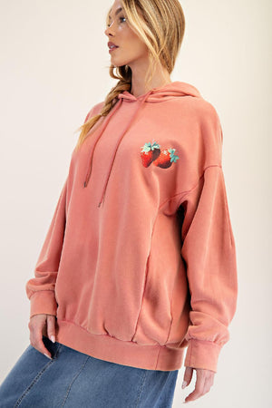 Sunshine In My Soul Strawberry Pink Hoodie