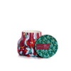 Tinsel & Spice Capri Blue Holiday Pattern Play Jar Candle, 8 oz