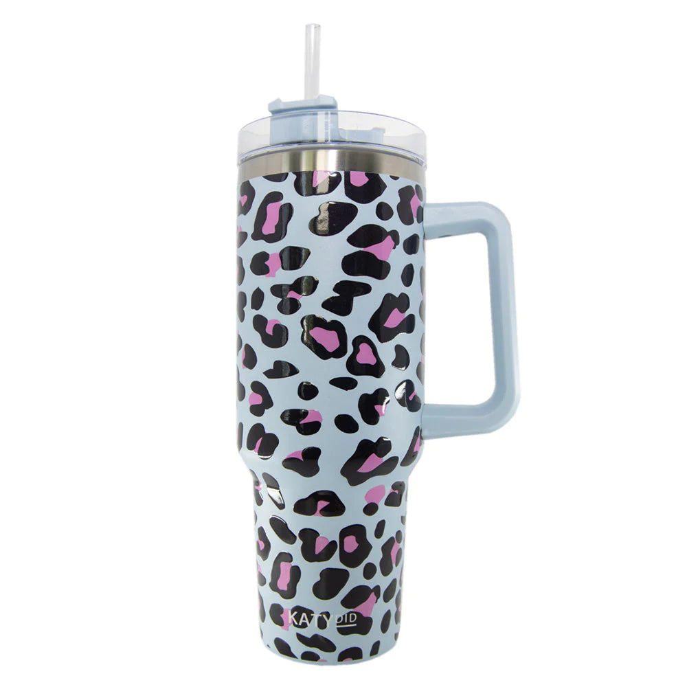 Cowboy Happy Face Katydid Tumbler with Handle (40 oz) – PB&J Archdale