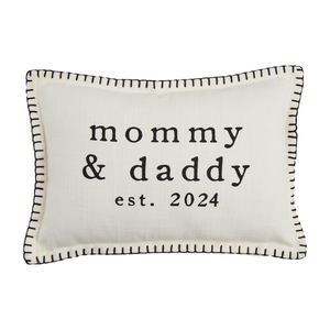 Mudpie Parents est. 2024 Pillow