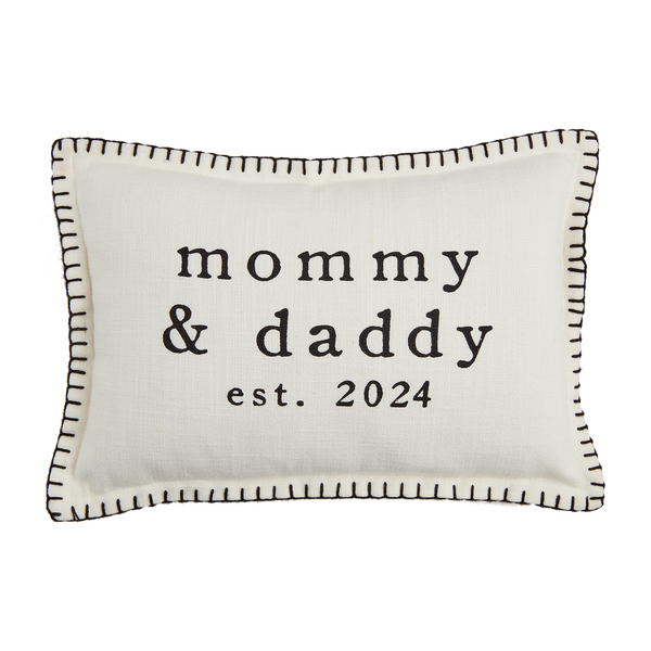 Mudpie Parents est. 2024 Pillow