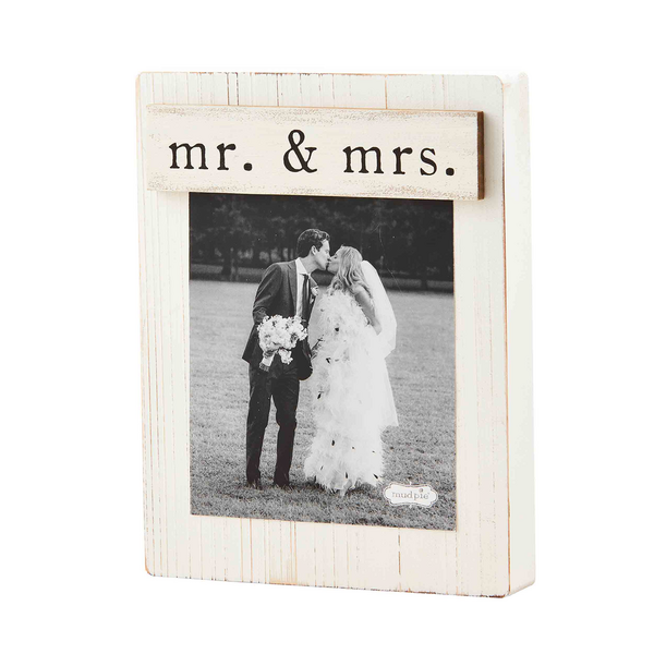Mudpie Mr. & Mrs. Magnetic Block Frame