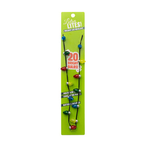Lotsa Lights Flashing Holiday Necklace