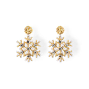 Snowflake Soul Stacks Holiday Beaded Earrings