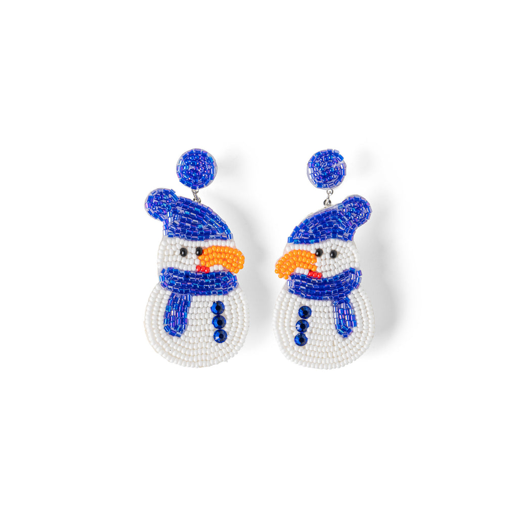 Snowman Soul Stacks Holiday Beaded Earrings