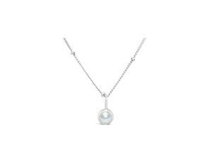 Stia CZ Bezel Birthstone Necklace