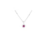 Stia CZ Bezel Birthstone Necklace