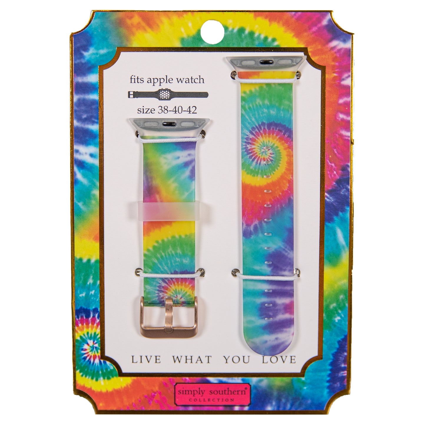 Tie dye apple 2025 watch band simply southern