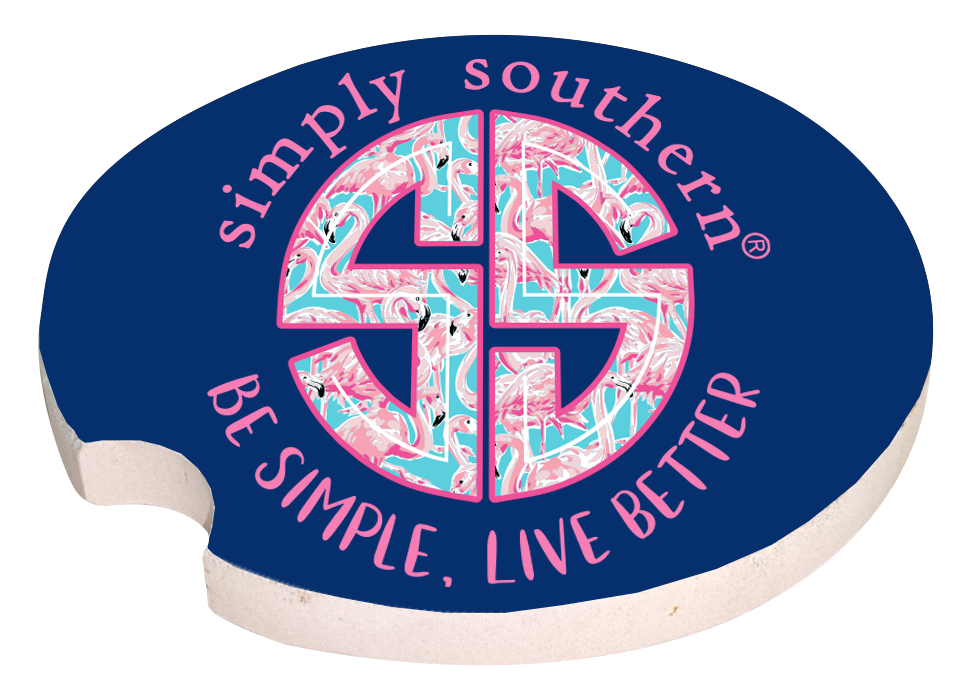 Be Simple, Live Better Simply Southern Car Coaster