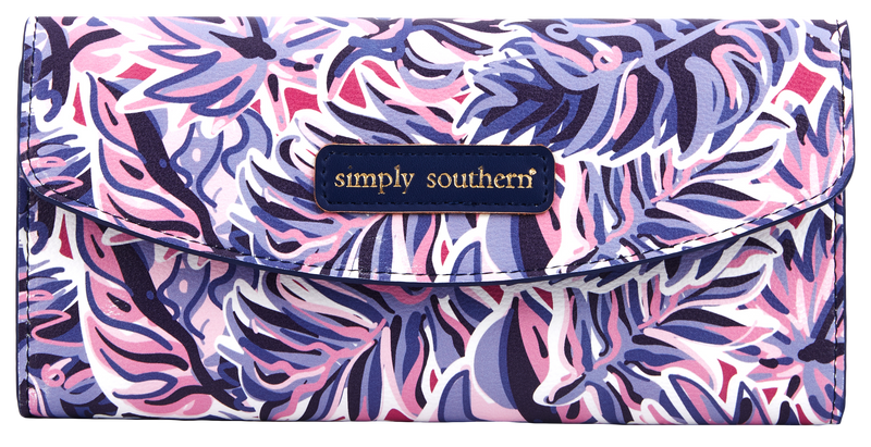 Simply Southern Leaf Leather Large Cardholder Wallet