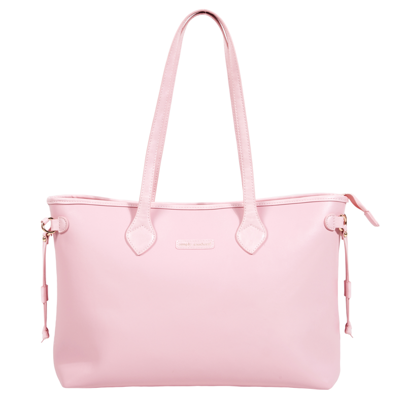 Simply Southern Pink Leather Tote