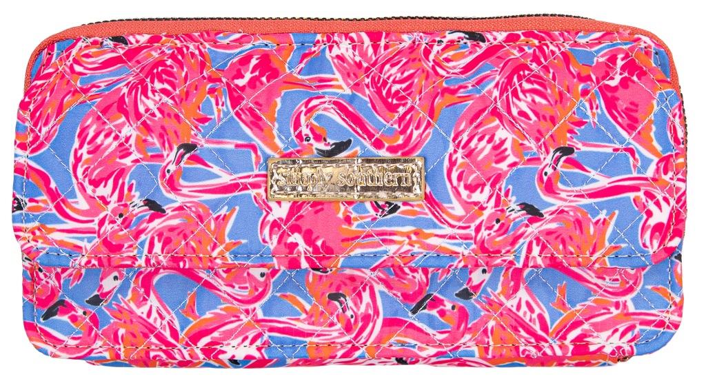 Flamingo Simply Southern Crossbody Phone Wallet