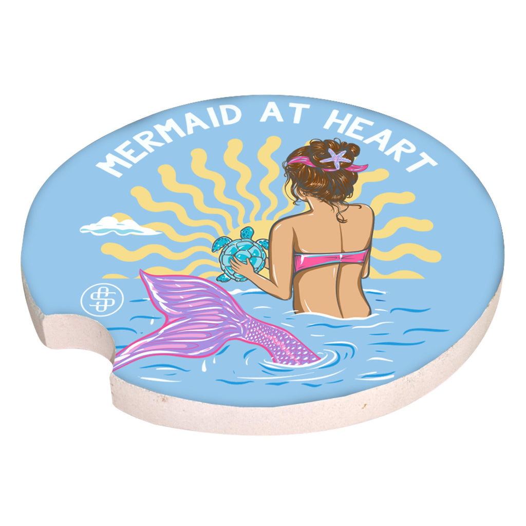 Mermaid Simply Southern Car Coaster