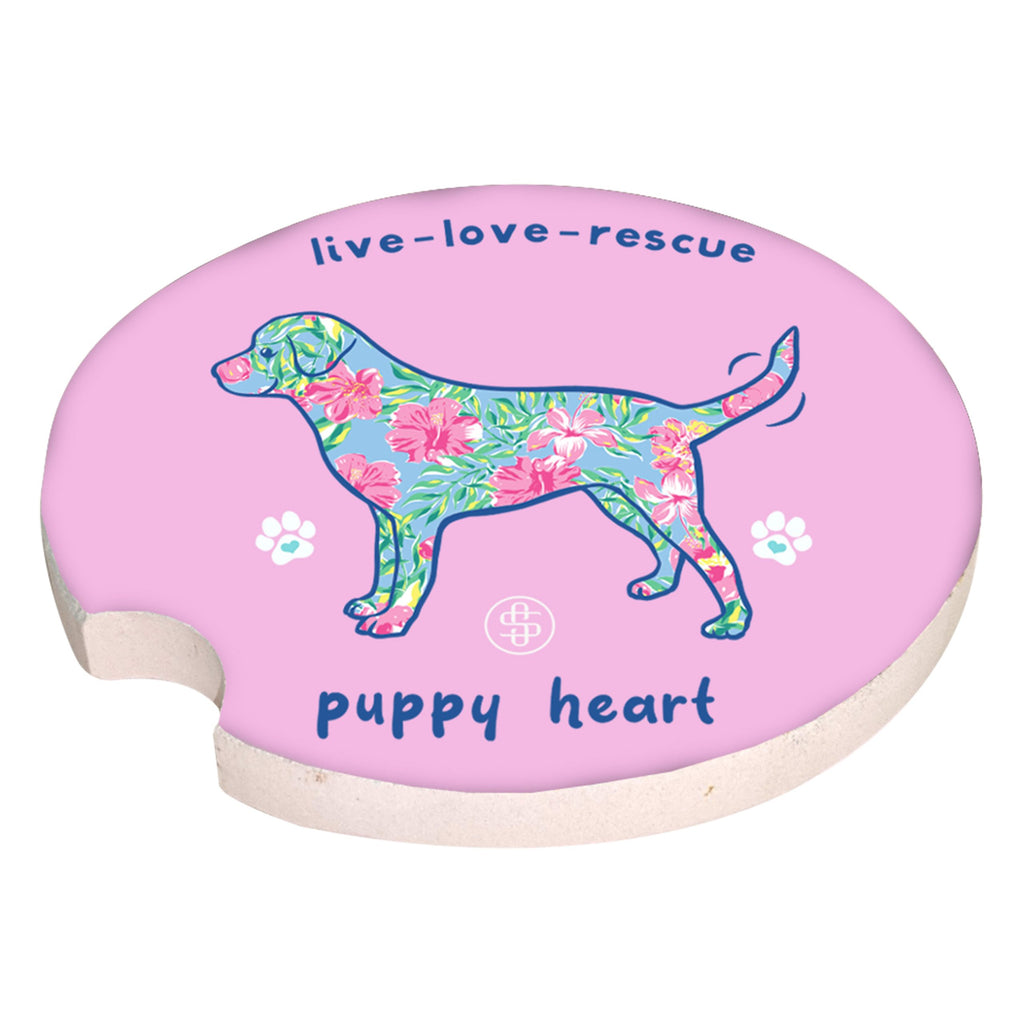 Puppy Heart Simply Southern Car Coaster