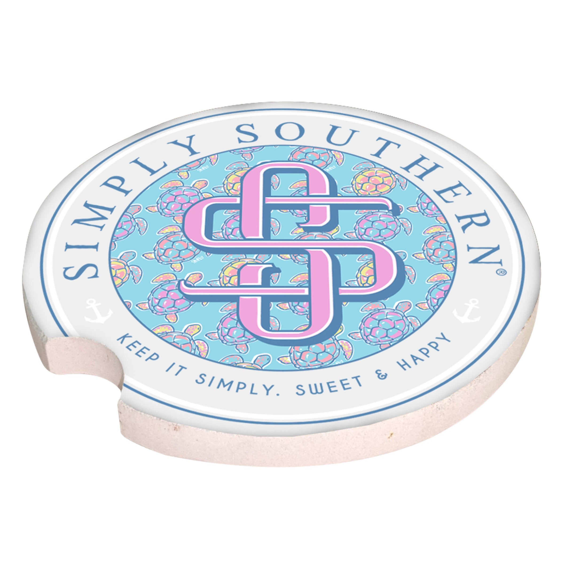 Simply Southern Car Coaster - SS Logo