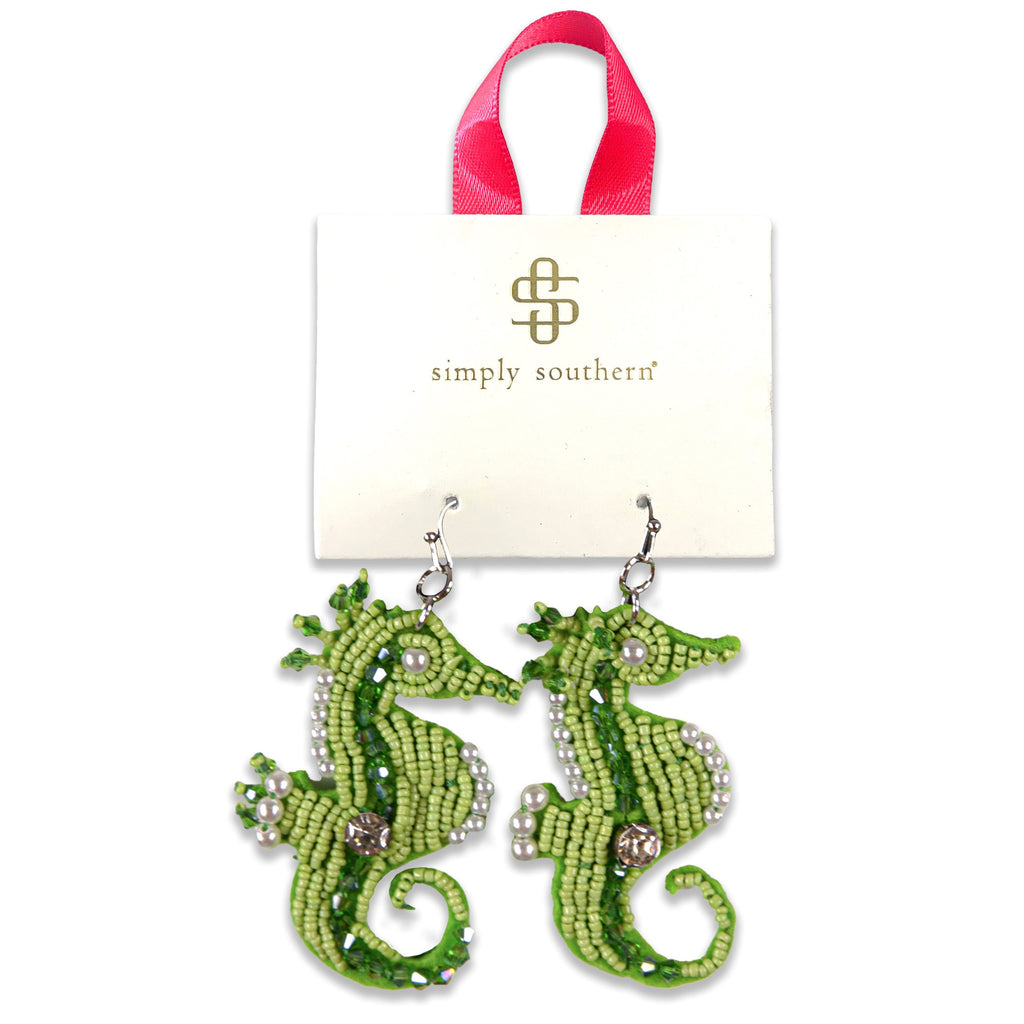 Seahorse Simply Southern Statement Earrings