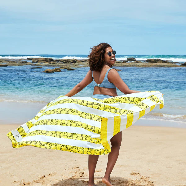 Smiley Dock & Bay Cabana Quick Dry Towel