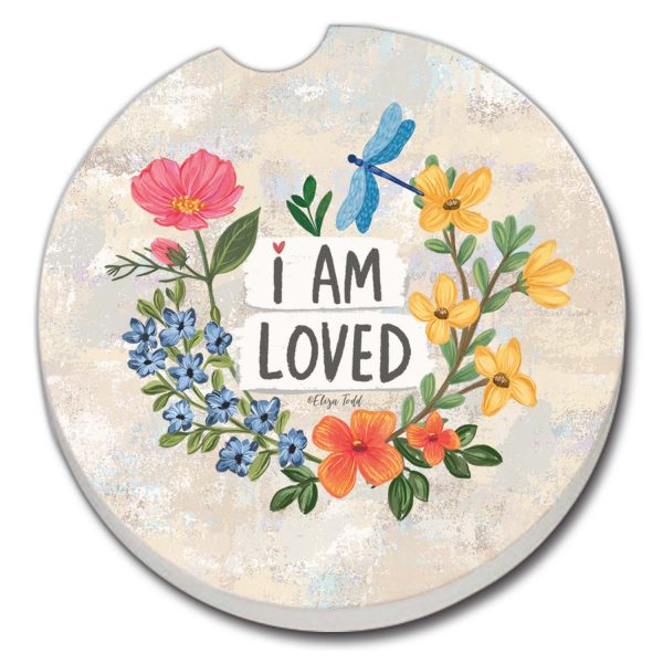 I Am Loved Car Coaster