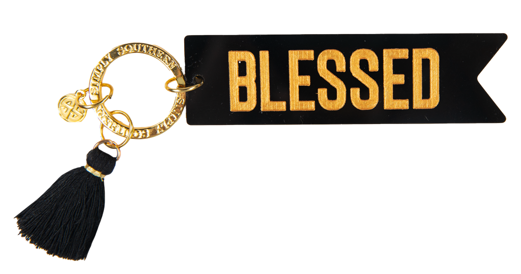 Blessed Simply Southern Acrylic Keyfob
