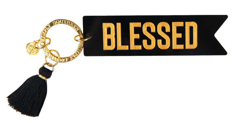 Blessed Simply Southern Acrylic Keyfob
