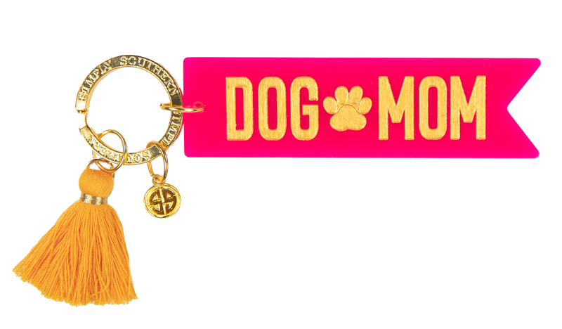 Dog Mom Simply Southern Acrylic Keyfob