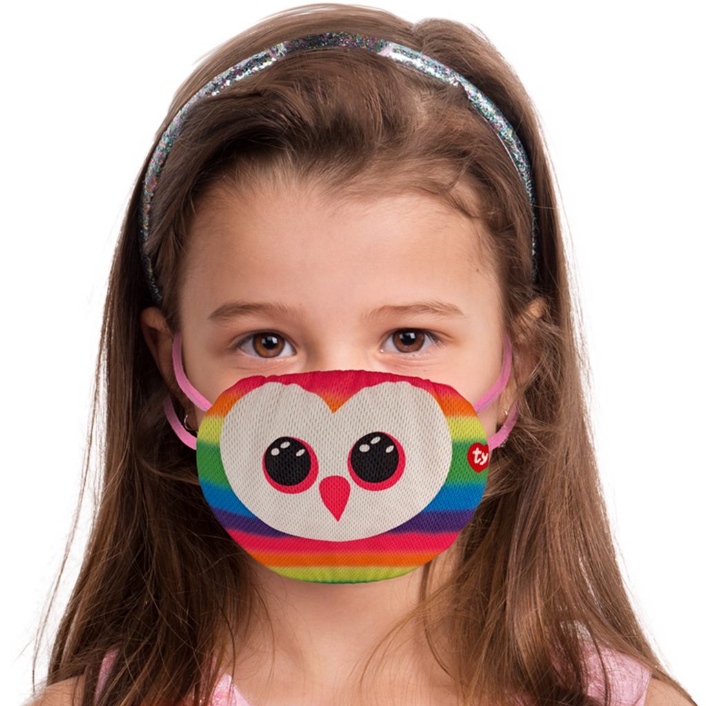 Owen Multicolor Owl Ty Mask